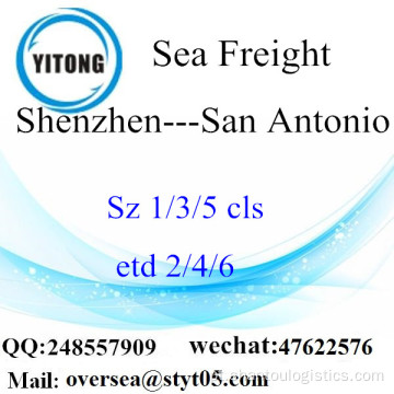 Shenzhen Port LCL Consolidação para San Antonio